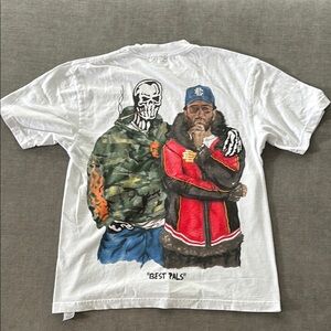 NWT Warren Lotas X Eric Emanuel T-Shirt “Best Pals”
